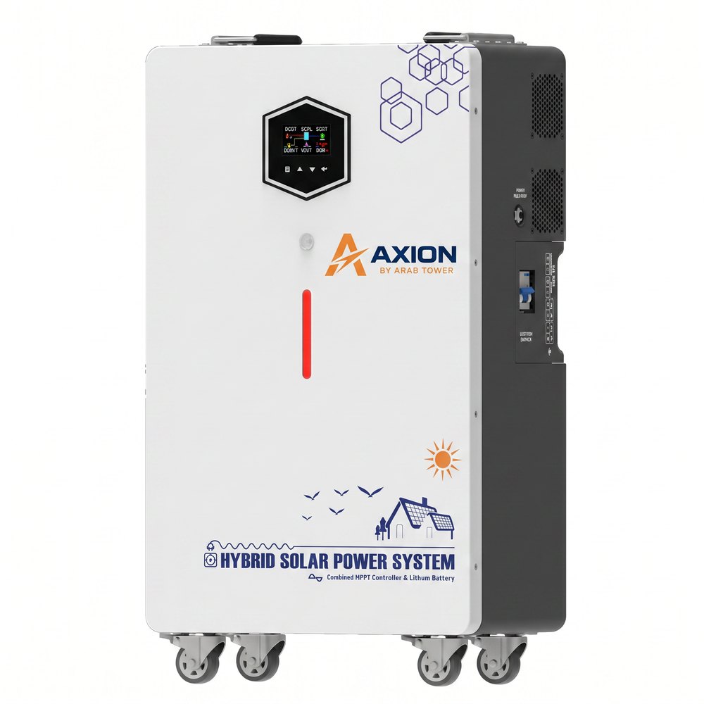 Portable Hybrid Solar Energy Storage System — AXION by Arab Tower