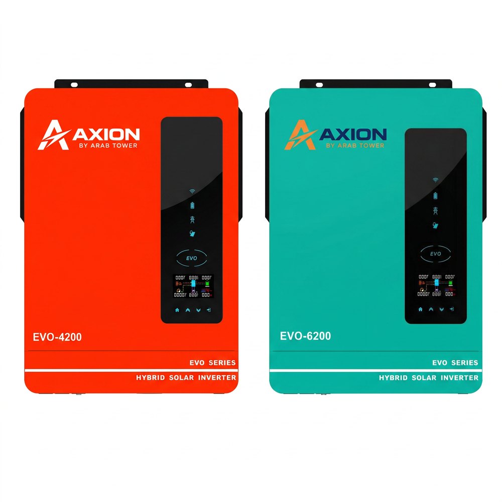 Dual AC Output Hybrid Solar Inverter — AXION by Arab Tower