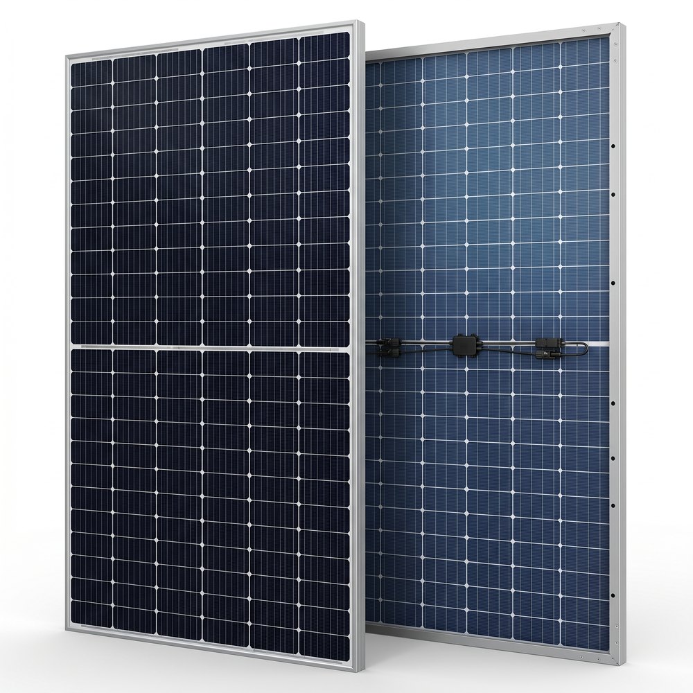 N-Type Mono PERC Half-Cut Solar Panel — AXION by Arab Tower