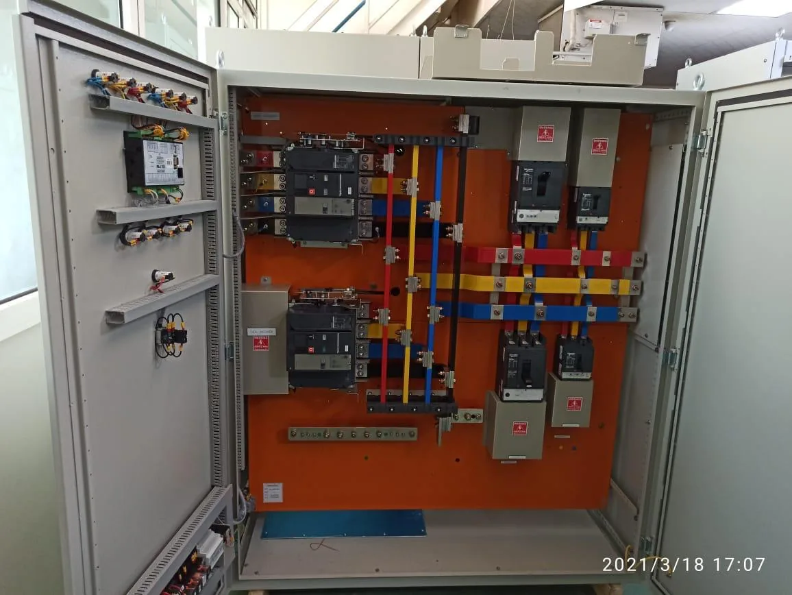 ATS changeover panel internals