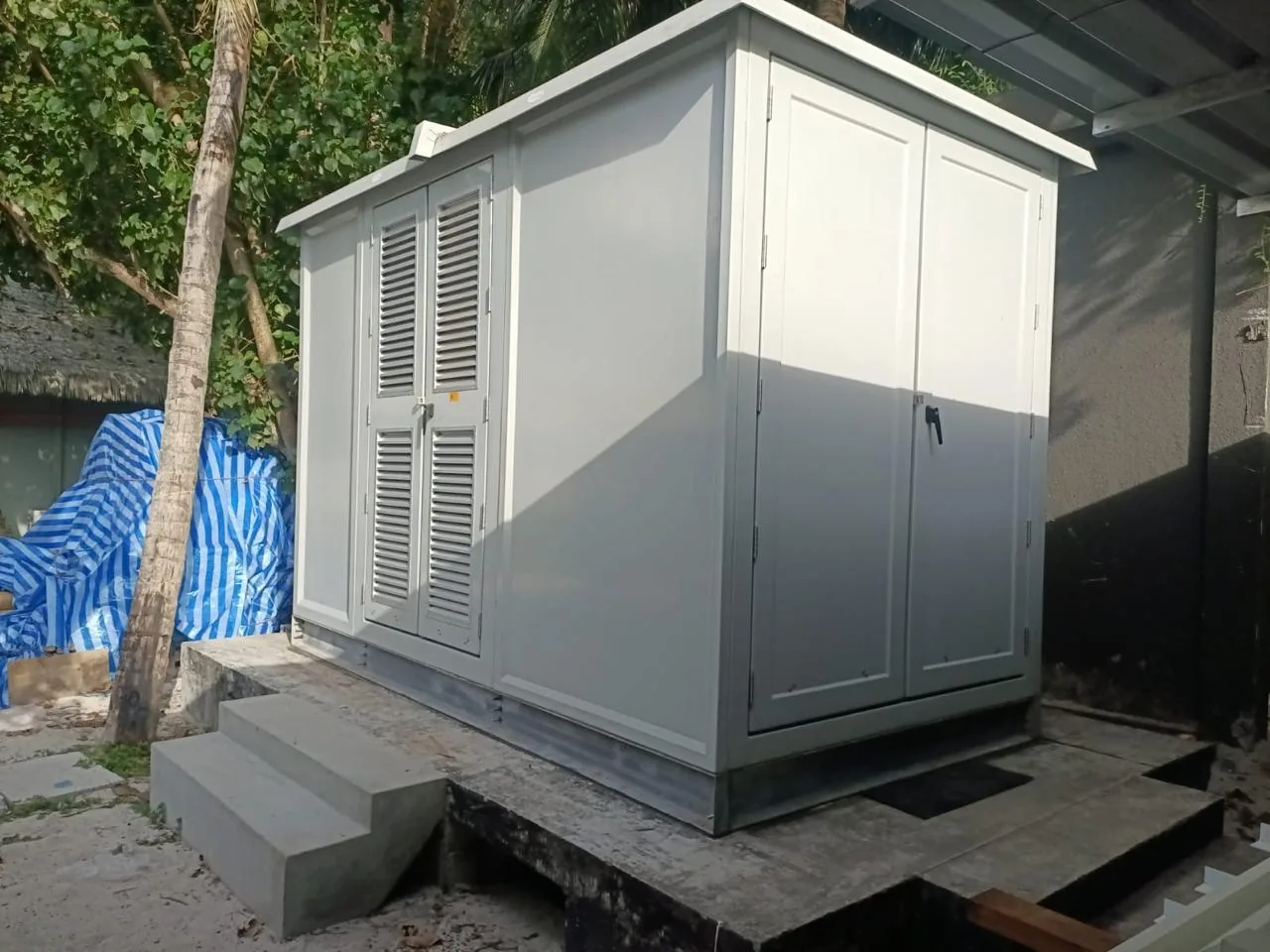 11kV package substation at beachfront resort — Maldives
