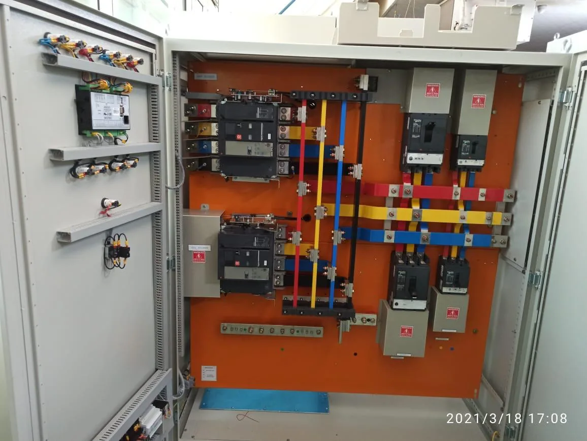 ATS changeover panels — UAQ Hospital