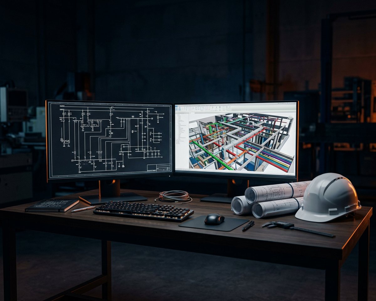 MEP engineering design, calculations and BIM coordination